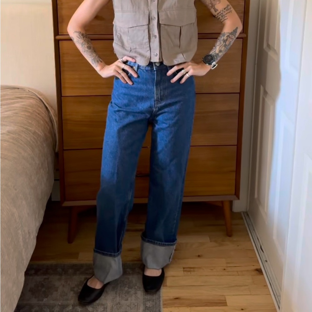 Reformation Wilder High Rise Wide Leg Jeans - Picture 4 of 5